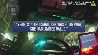 Seattle officer captured on bodycam saying woman struck by another cop 'had limited value'