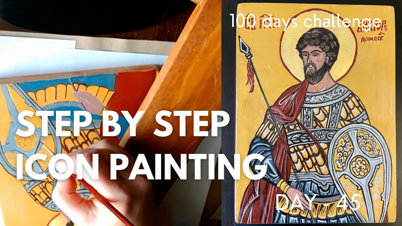 Icon painting - how to paint an icon using old techniques and materials ...