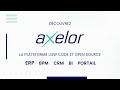 Fr  presentation axelor la plateforme low code et open source