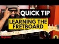 Quick Trick To Learning The Fretboard - Bass Guitar