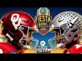 Ncaa football 14  12 oklahoma vs 9 ohio state  12 team playoff fiesta bowl semifinals