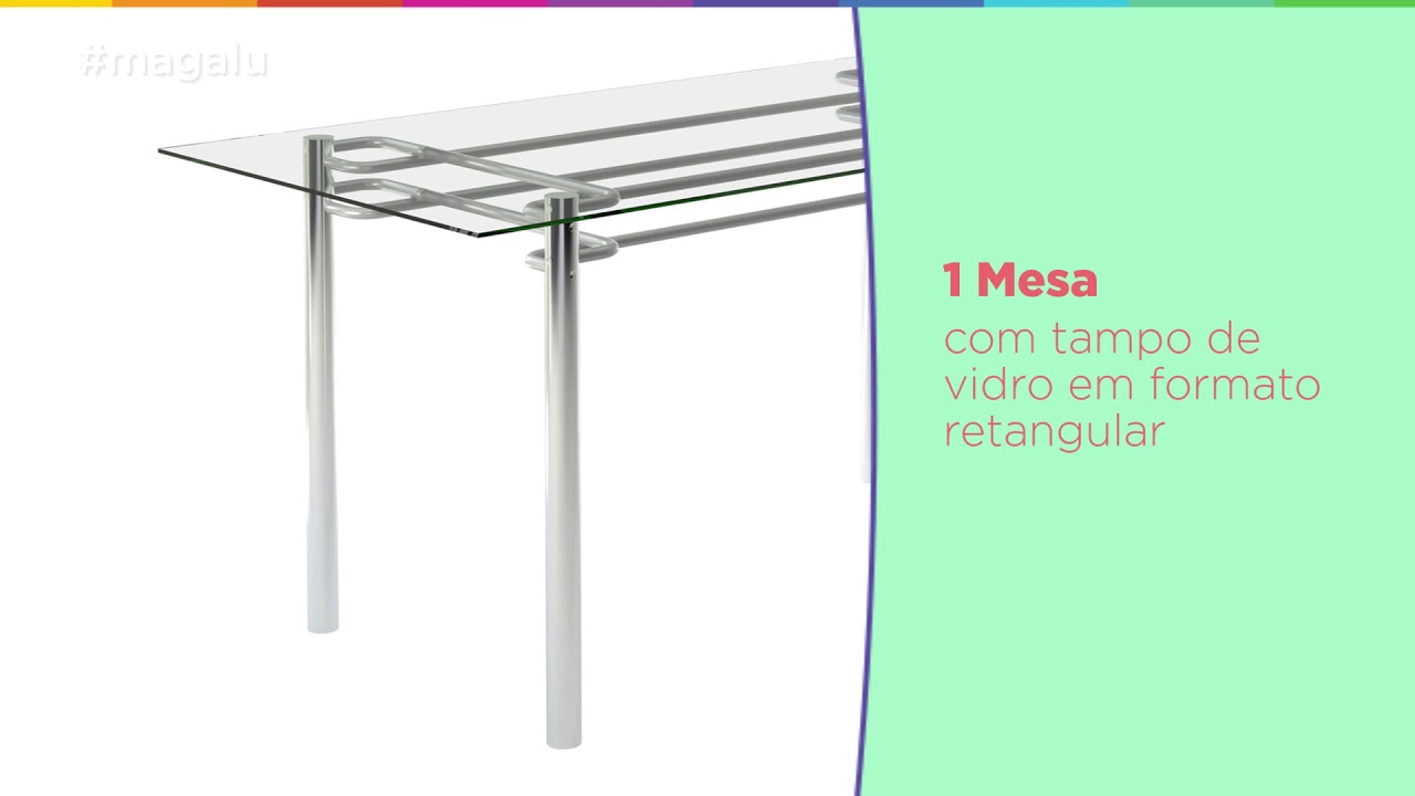 Conjunto de Mesa Móveis Carraro