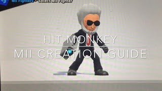 Hit Monkey Mii Creation Guide