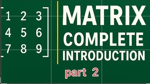Matrix Basics: Square, Rectangular & Equal Matrix (Simple & Clear)#maths #Matrix # #MatrixOperations