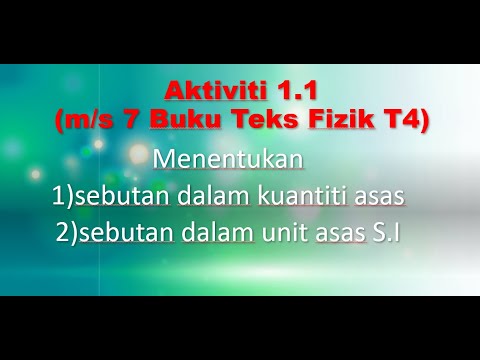 Aktiviti 1 1 Bab 1 Pengukuran Youtube