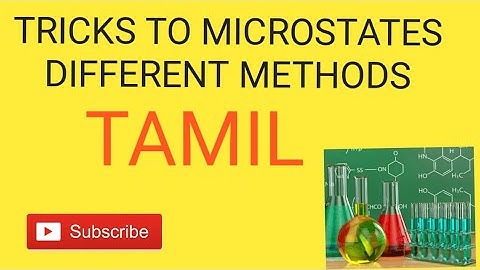 Tricks  to Microstates  different methods/TRB/GATE/Exams