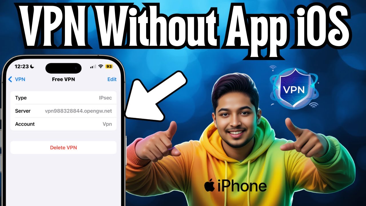 How To Add VPN Without Installing Any APP on iOS | Free & Easy Setup (2025)