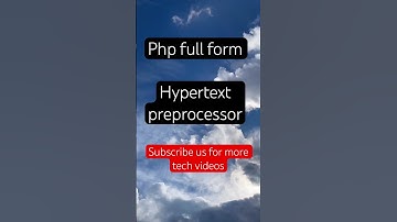 Php full form hypertext preprocessor #tech #technology #trending #coding #facts #engineering #zodiac
