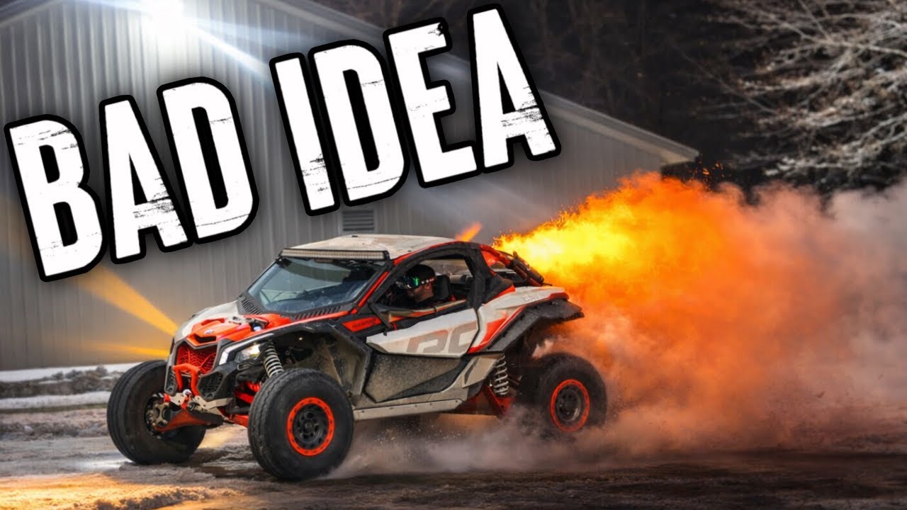 We Took Our Can-Am X3s Snow Drifting at Night… This Got Wild