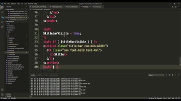 2020 03 10, PHP SSG 블로그, 82강, home 페이지만 타이틀바 안나오게