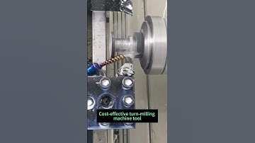 Cost-effective turn-milling machine tool#cncmachine #lathe#cnc#cnclathe #milling#cncturning#tornado