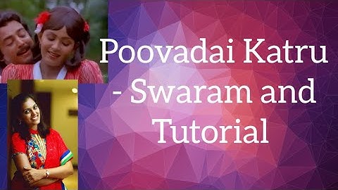 #84 Poovadai katru | Veena tutorial| Swaram for movie songs #ranjani