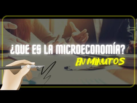 Video: Que Es La Microeconomia