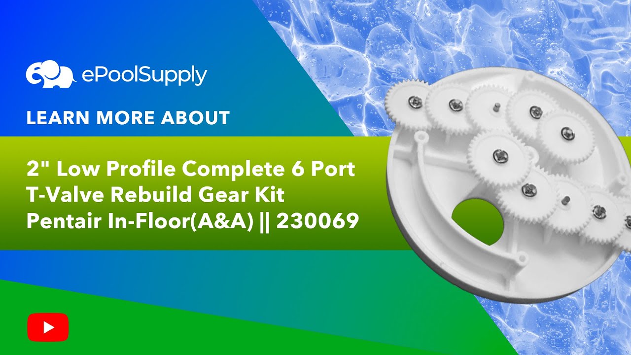 Learn More About the 2" Low Profile Complete 6 Port T-Valve Rebuild Gear Kit