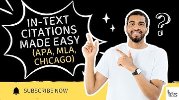 In-Text Citations Made Easy | Step-by-Step Guide (APA, MLA, Chicago)