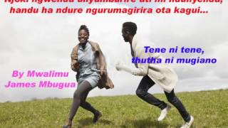 Video thumbnail of "njoki nyumburira- by Mwalimu James Mbugua"