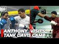 UNEXPECTED: Anthony Joshua TEACHES Tank New Skills in his VISIT to Training Camp