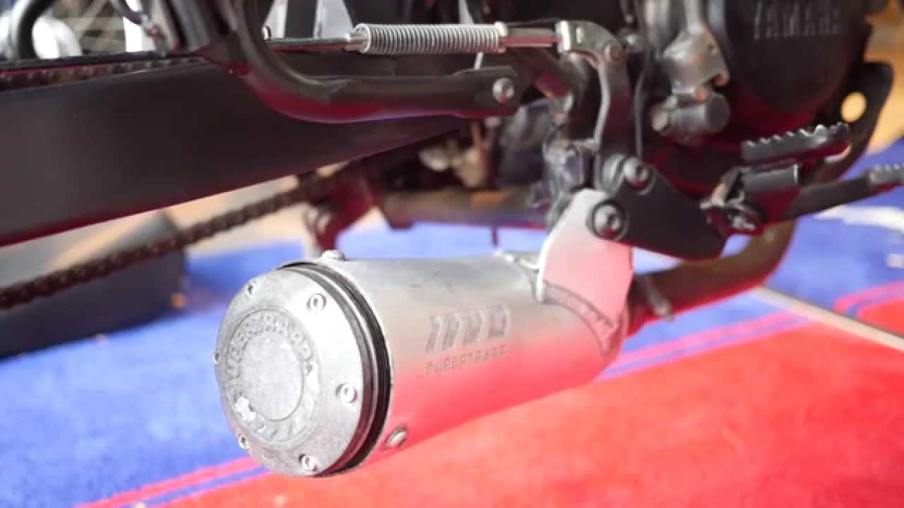 ヤマハ Tw0 スーパートラップ マフラー ロンスイカスタム 札幌ジパングモーターサイクル Youtube