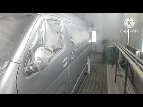 อาบน้ำรถตู้พ่นพร้อมกันทั้งคัน จะอยู่สภาพไหนก็ต้องจบที่เรา