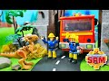 Feuerwehrmann Sam: Feuer in Dinopark 🔥 Dinosaurier entwischt - Toys for Kids