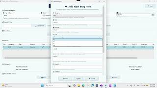 Smart BOQ & Cost Estimator WPF