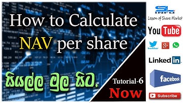 How to calculate NAV per share    [ SINHALEN ]