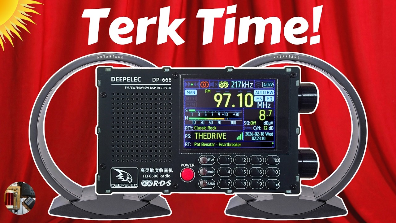 DEEPELEC DP-666 Shortwave Radio Daytime AM - Terk Advantage Loop