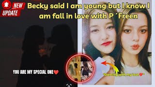 (Freenbecky) Becky said *I know I'M young but I'M fall in love with P´Freen*❤❤ Resimi