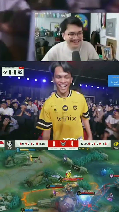 reaksi mas ade liat emot onic #MLBBCreator#MLBBNEXT2025