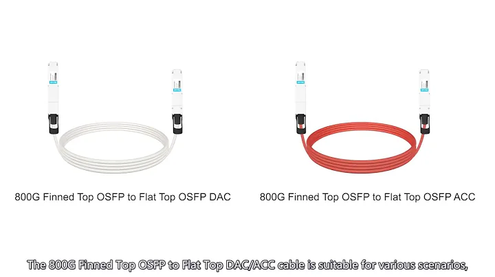How to use 800G OSFP Finned Top to OSFP Flat Top DAC and ACC FiberMall