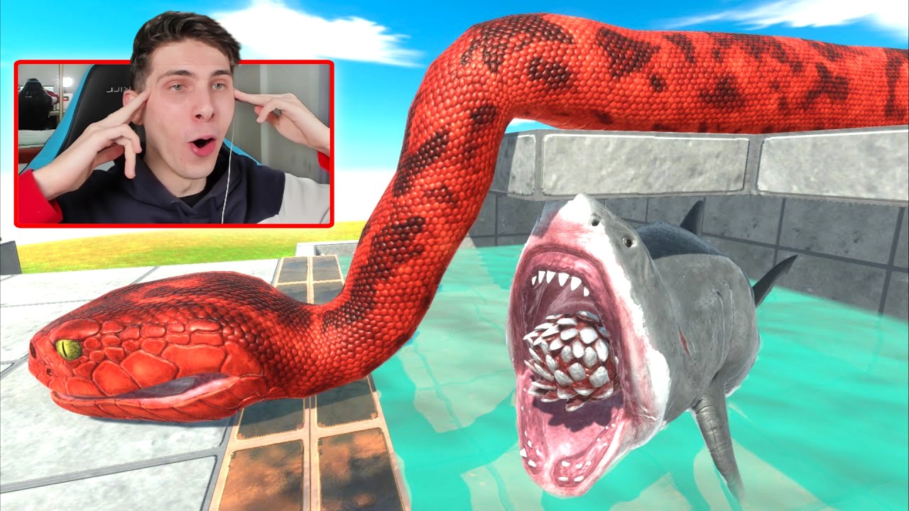 REPTILES O DINOSAURIOS - QUIEN PUEDE HUIR DEL TANQUE AQUATICOS? - ANIMAL REVOLT BATTLE SIMULATOR