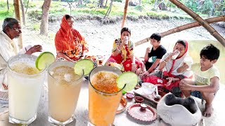 গরমের দিনে শরীর ঠান্ডা করা 3ধরণের ঠান্ডা ঠান্ডা শরবত রেসিপি||summer drinks