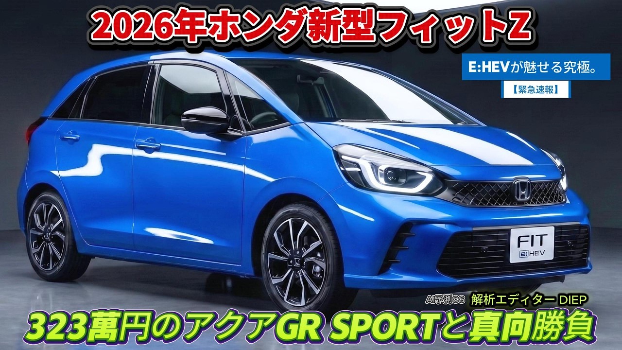 Breaking News] All-New 2026 Honda Fit Z-Type Suddenly Announced
