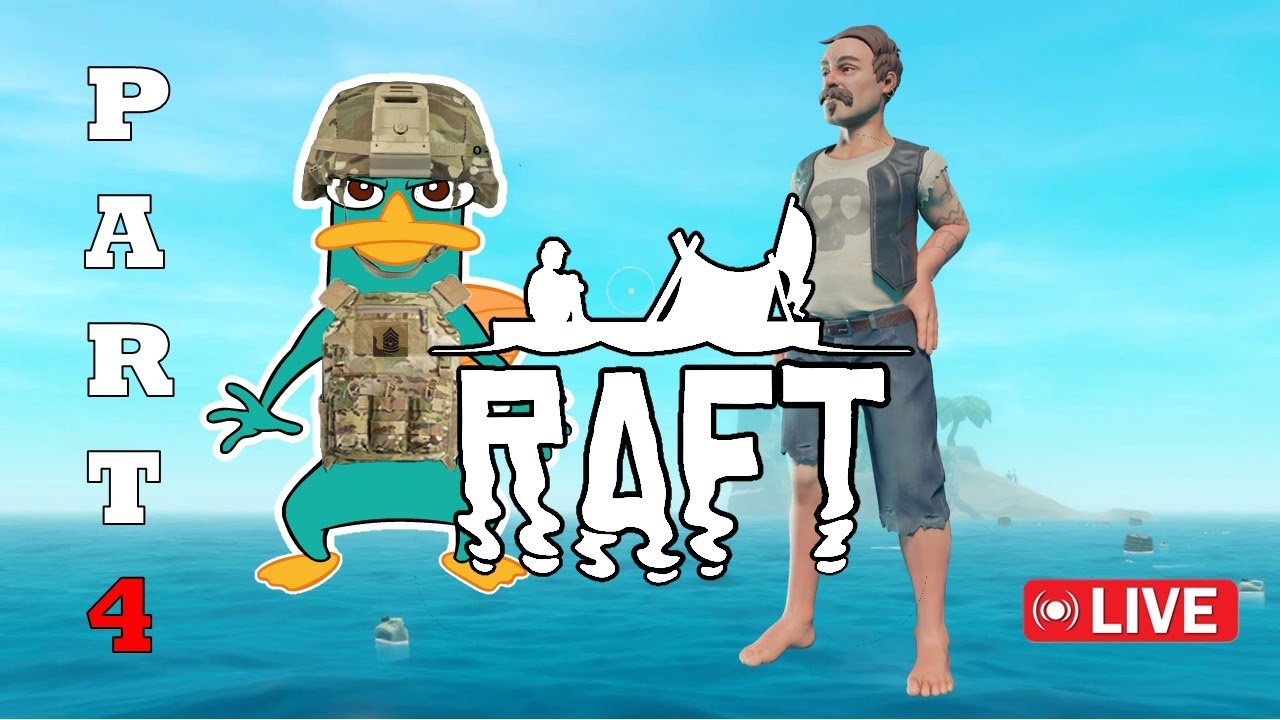 Bear Island Raft Tutorial 🔴 LIVE - RAFT We Found Bear Island - YouTube