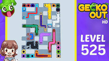 Gecko Out Level 525 Solution Walkthrough