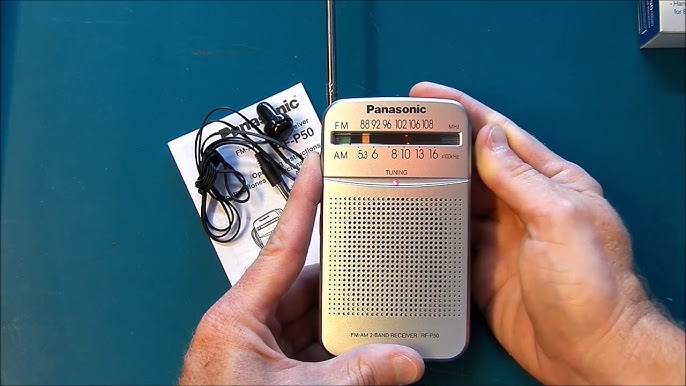 Aiwa Radio Portatile AM/FM Mini R-22SL Trasparente
