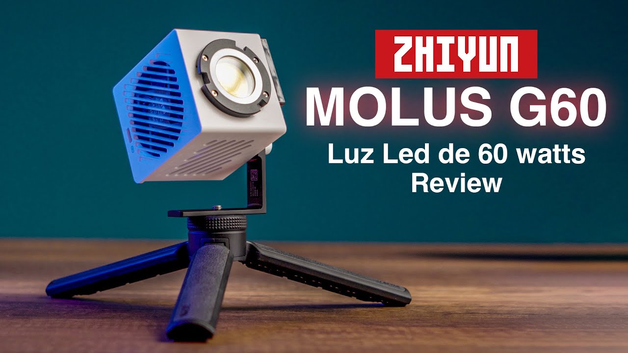 LAS LUCES LED QUE VAN A CAMBIARLO TODO! Zhiyun Molus G60 - YouTube
