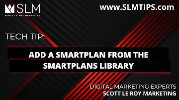Tech Tip:  Add a SmartPlan from the SmartPlans Library