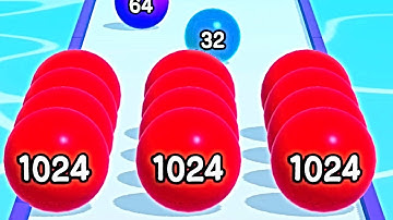 Ball Run 2048 Merge Number ! MAX LEVELS Gameplay Walkthrough New Update Part 99 android, ios