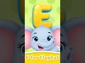 E for Elephant | Alphabet Animals for Kids #shorts
