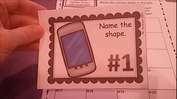 2D Shapes Task Cards with Aurasma Augmented Reality