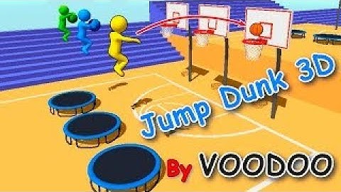 Jump Dunk 3D - All Levels Gameplay Walkthrough (Android,ios)