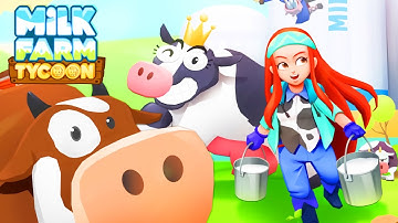 Milk Farm Tycoon Gameplay | iOS, Android, Simulation Game