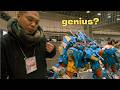 We found a genius robot sculpturer at a toy/model convention