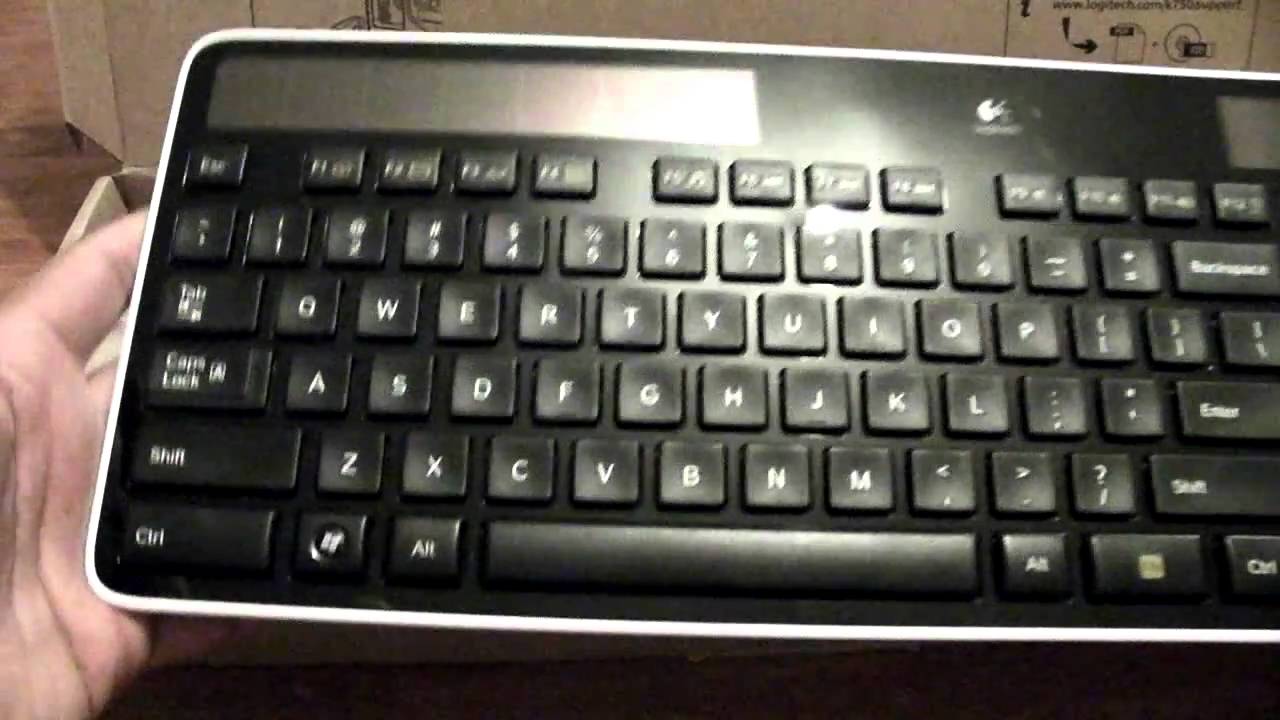 logitech solar powered keyboard