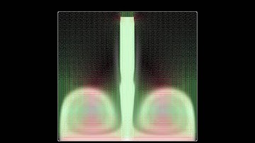 2D Fluid Simulation - down direction flow