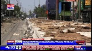 Persiapan Arus Mudik, Jalur Pantura Tegal Diperbaiki