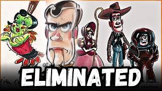 CHARACTERS ELIMINATED FROM TOY STORY