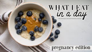 WHAT I EAT IN A DAY PREGNANT | Healthy Nourishing Meals | Becca Bristow