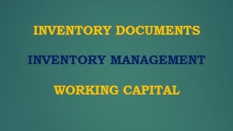 Inventory Management PART 1 | Forms | Documents
